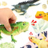13.5 Inch Lizard Toy with Sound - Colorful Plastic Fake Big Artificial Model Lizards for Educational Prop Party Favor