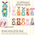 Vueos 10 4 Inch Playset Set 3+ Pcs Mini Baby Dolls Lifelike Realistic Baby Dolls with Handmade Animal Clothes Cute