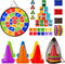 58PCS Carnival Games Combo Set, Indoor Outdoor Party Games for Kids Adults, Birthday Games, Fall Festival Activities