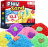 FURWEY 13.3lbs Play Sand,Mixed Packaging of 6-Color Sensory Sand,Suitable for Children to
