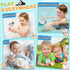 Baby Bath Thermometer for Newborn, Floating Toy for Bathtub Safety, Room Temperature Thermometer in Fahrenheit and