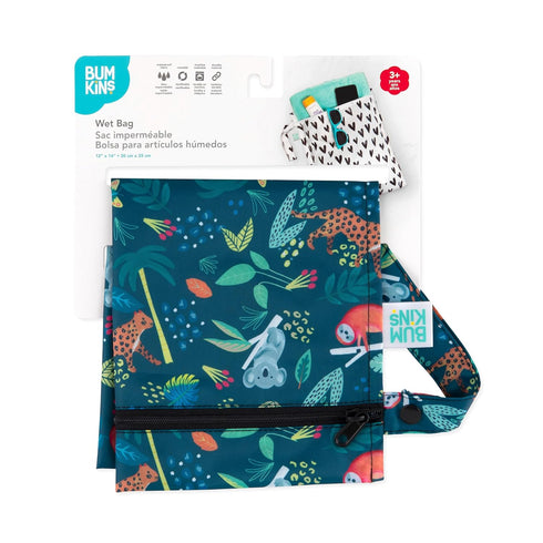 Packing Bumkins Waterproof Wet Bag for Baby, Travel, Swim Suit, Cloth Diapers, Pump Parts, Pool, Beach, Gym Clothes
