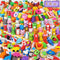 Arscniek 110 Pack Animal Erasers for Kids, Cute Desk Pets Treasure Box Toys for Classroom Prizes, Mini Pencil Erasers