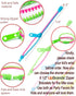 120 7.5, UpBrands Students Incentives Friendship Zipper Bracelets Easter Favors for Kids, Stress Relief Quiet Fidget