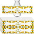 Outus 40 Pieces Sunflower Baby Shower Water Bottle Labels Floral Water Bottle Labels