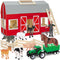 YEEBAY Farm Animals Toys for 3+ Year Old Kids Toddlers Girls Boys,