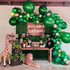 Dark Green Balloons, 106 pcs Hunter Green Pack of 18 12 10 5 Inch Emerald Green Balloons for Party Decorations