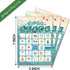 Beach Bingo Game for 24 Players, Family Activities, Bingo Cards for Party Supplies, Young Adults Gifts