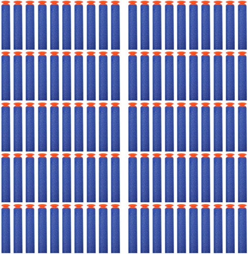 Refill Darts Universal Suction Dart Foam Bullet, 100-Dart Refill Pack for Nerf N-Strike Elite Blasters