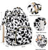 Xunteny Backpack Cow Print Baby Diaper Bag for Girls Boys, Waterproof Large Maternity Nappy Bags for Mom