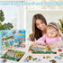 3 4 5 4 Pack 24 Wooden Animals Puzzles for Kids Age Year Old, Pcs Montessori Toddler Jigsaw Puzzles for Girl boy