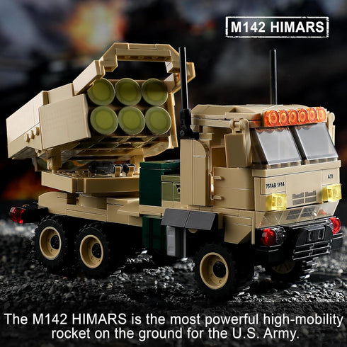 JOYCOLI Sets 2 M2 8-14 Military Vehicles Building Compatible with Lego, Includes Army Armored Trucks Toy Models
