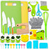 Labeol 32 PCS Montessori Kitchen Tools for Toddlers - Safe Kitchen Knife Set for Real Cooking, Educational Gift