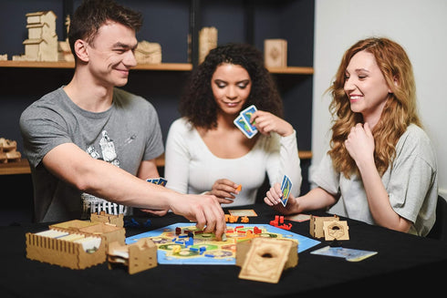 TowerRex Board Game Organizer for Catan Box | Compatible with Cities & Knights and Seafarers Expansions | Storage Kit