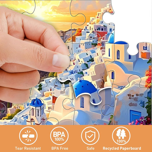 Biarek 6 Packs 24 6 Piece Puzzle for Seniors, Alzheimer's & Dementia Activities, Easy Puzzle Alzheimer's Game, Storage