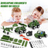 Model Building Kits, Metal Military Toys Model Kit, 4 in 1 Erector Sets for Boys Age 8-12