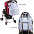 Yusudan Backpack Elephant Diaper Bag for Baby Girls, Mom Waterproof Large Nappy Bags for Women