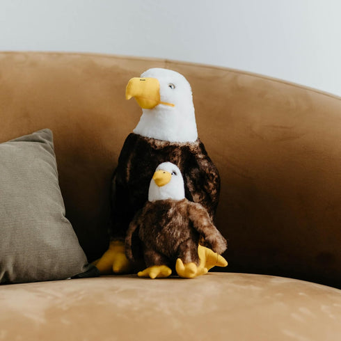 9 inches The Petting Zoo Bald Eagle Stuffed Animal, Gifts for Kids, Wild Onez Zoo Animals, Bald Eagle Plush Toy