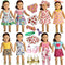 HOAKWA American Doll Clothes and Accessories for 18 Inch Doll, 18" Clothes Dress,