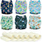 Mama Koala 3.0 Cloth Diapers for Babies, One Size Washable and Reusable
