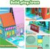 Set, 3-5 4-8 3+ Magnetic Tiles for Kids, Fairytale Town Road Magnetic Blocks Magnet Building Toys for Years Old Boys