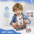 HOWBOUTDIS Playset 10 inch 2 inch 3yrs+ Pirate - Pirate Ship with Pirate Figurines - Hours of Imaginative Play- Makes a