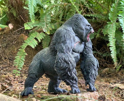 Gorilla King Kong Toys with Realistic Rock Action Figure Rampage Gorilla Fight Mode for Kids
