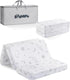 Trifold Pack and Play Mattress 38"x26", Pack N Play Mattresses with Dual