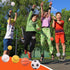 White Baseball Wrist Ball Wristband Toy with Basketball, Baseball, and Football for Boys Girls Party Favor (1.9 inches)