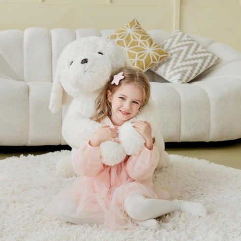 Toy,30" IKASA Giant Labrador Dog Stuffed Animal Puppy Plush Big Large Jumbo Soft Toys,Cute Huge Size Fat Fluffy Plushy