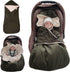 Car Seat Cover - Baby Girl Blanket for Winter - Essential Carseat
