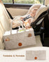 Maliton Baby Diaper Caddy Organizer for Changing Table, Nursery Storage Bin Basket with Handle, Felt Diaper Organizer