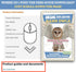 Barn Owl Pellet Kit (Small 1.0-1.5") 1 Pack for Science Teachers, Kids, and Students with Tools & Chart