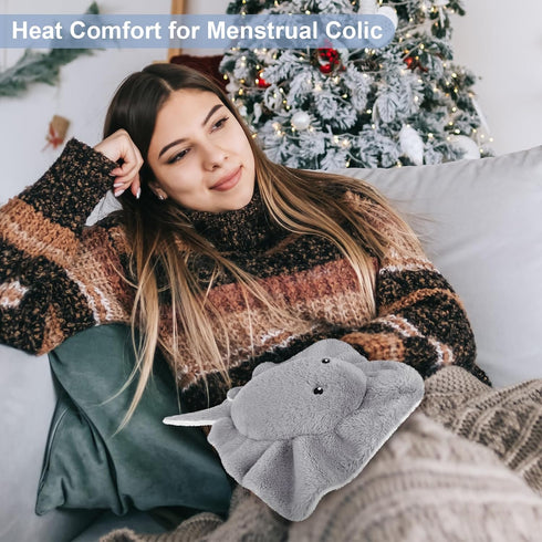 SuzziPals Heatable & Coolable Stingray Stuffed Animals, Cute Microwavable Heating Pad Plushies for Soothing