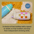 Tommee 9 oz, 1-3, Pack 2 Tippee Active Straw Toddler Cups, Insulated Sippy Cups For Toddlers Silicone Straw