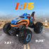 1:16 2.4 GHz All Terrain Monster Truck, RC Truck with 2 Rechargeable Batteries for 80 Mins Play