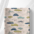 Glenna Jean Uptown Traffic Baby Crib Sheet & Diaper Changing Pad Cover Bundle Cars Trucks Motorcycles Racing