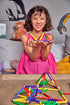 CMS MAGNETICS - 156-Piece Multi-Color Magnet Building Toy Set, STEM Educational Learning Activity in Tin Box