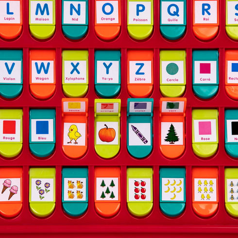 Battat French Alphabet Toy for Learning, 50 Pop-Up Flaps, Educational Toy for Toddlers 3 Years+, Alphabet Cache-Cache