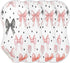 YETTASBIN Bow Dots Muslin Baby Burp Cloth, Super Soft Absorbent Cotton Burp Rag Baby Bibs Feeding Cloth for Newborn