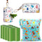 Lulurose Baby Disposable Diaper Bags Diaper Sacks 120 Count 9x13 inch Thick &