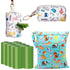Lulurose Baby Disposable Diaper Bags Diaper Sacks 120 Count 9x13 inch Thick &