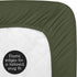 Sweet Jojo Designs Green Boy Baby Fitted Crib Sheet for Infant Newborn Nursery Toddler Bed Room Standard Mattress