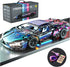 Sport Car Building Block Sets for Adults, Race Car with LED Lights Collectible 1:14 MOC Model Engineering Toy Birthday