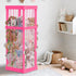 Stuffed Animal Zoo Wood, Large Stuffed Animal Storage Plushies Storage, Pink Toy Storage Organizer for Kids Room