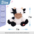 Hopearl Talking Cow - Electric Interactive Animated Toy that Repeats What You Say, Shaking Head Plush Buddy
