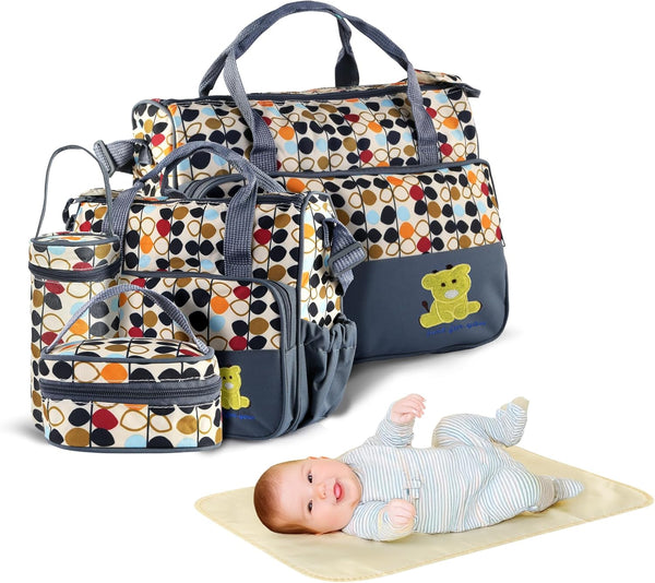 Baby Diaper Bag Set, Large Baby Doll Diaper Backpack with Changing Pad