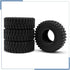 Soft Rubber RC 1.0 Tires, 58MM with Foam Insert, 4PCS for 1/18 TRX4M Upgrades, 1/24 SCX24 Tires