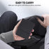 Set) ZLCA Card Deck Box for Trading Cards,PU Leather Magnetic Card Storage Box Fits for TCG CCG Magic Game Cards(Black