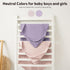 2 Pack 100% 30x30 Inch Susurration Hooded Baby Towels for Newborn Muslin Cotton Towel for BabiesHighly Absorbent